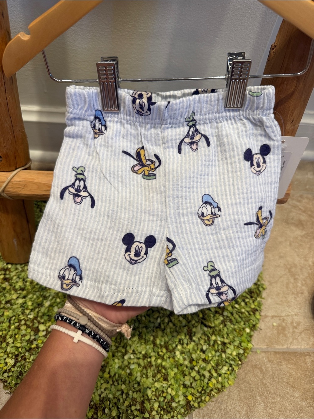 Disney Breathable Linen Mickey & Friends Baby Shorts (6-9 Months)